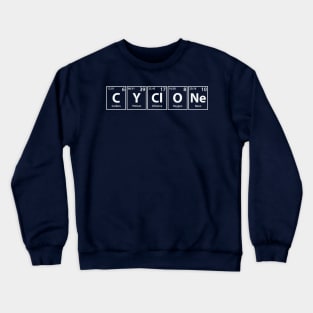 Cyclone (C-Y-Cl-O-Ne) Periodic Elements Spelling Crewneck Sweatshirt